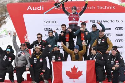 Canadian skier James Crawford captures silver in tight World Cup super-G in Norway