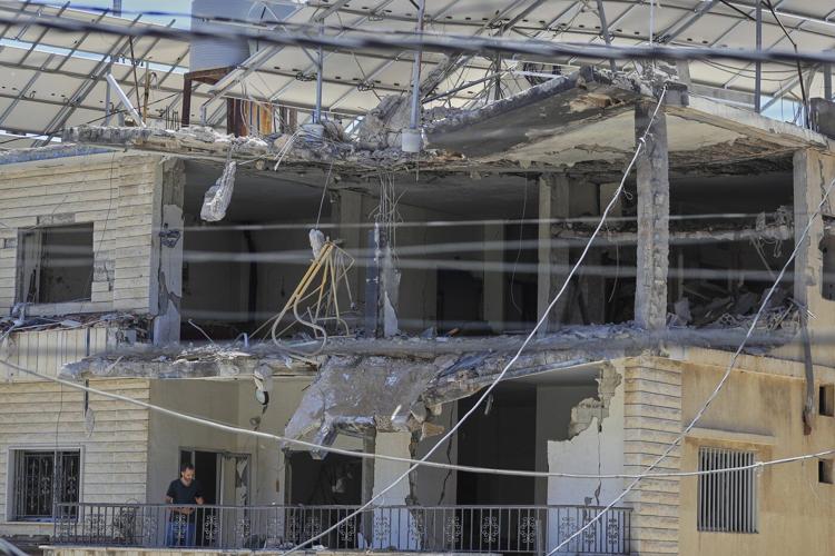 1 killed and 11 wounded in intense Israeli strikes on south Lebanon