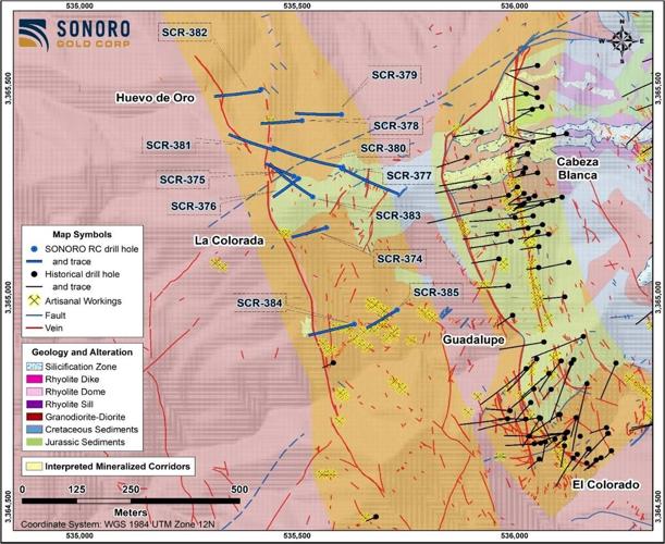 SONORO GOLD ANNOUNCES CONTINUED EXPANSION OF HIGHER-GRADE ...