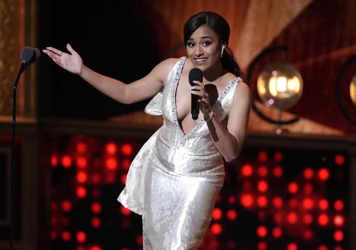 No script at Tony Awards, but plenty of song, dance, high spirits and history-making wins