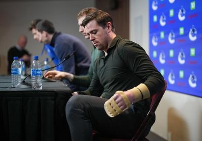 'It's been a battle': Canucks' Pearson still struggling with hand injury