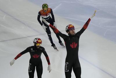 Dandjinou skates to gold, Dubois takes bronze in 1,500 race at short-track WCup stop