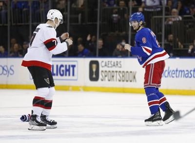 Brady Tkachuk lifts Senators past Rangers, 3-2 in OT