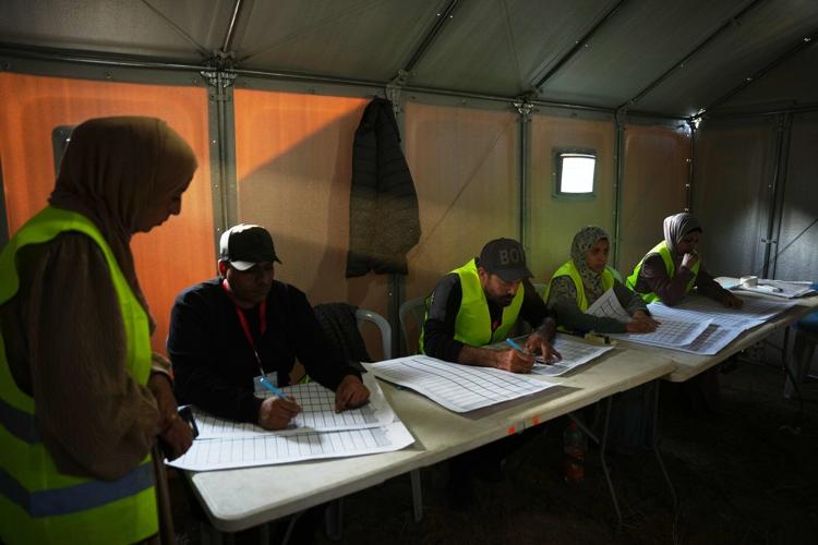 Palestinians vote in local elections in West Bank and part of Gaza