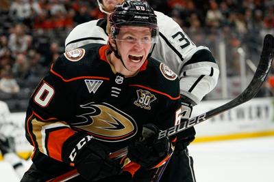 Ducks sign promising young defenseman Jackson LaCombe to 8-year, $72 million contract extension
