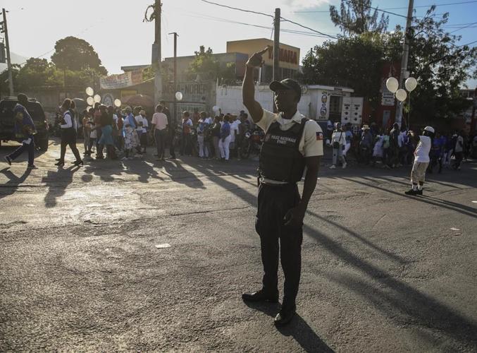 Haitian police rebels protest gang killings of officers