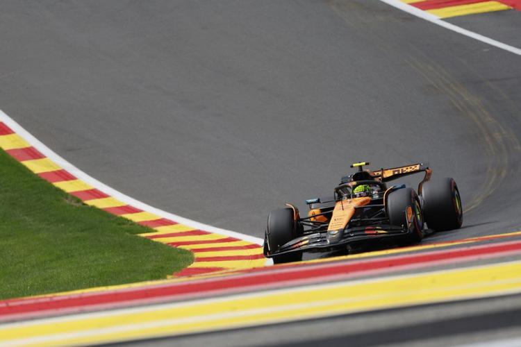 Norris takes pole for F1's Belgian Grand Prix after Verstappen wins sprint