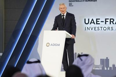 French finance minister backs pension push, UAE's COP28 pick
