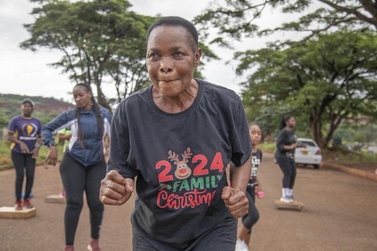 A fitness club in a Zimbabwe cemetery aims to outpace death one step at a time