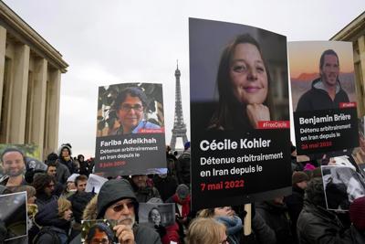 French-Iranian academic imprisoned for years in Iran returns to France