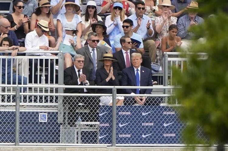 Trump heads to Minnesota to campaign after attending his son Barron's Florida high school graduation