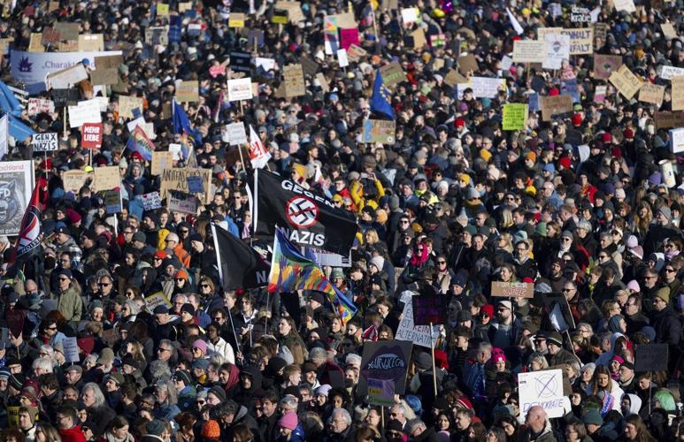 At least 200,000 protesters rally in Munich against far-right AfD ahead of German election