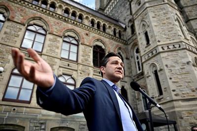 Poilievre says Canada's immigration system is broken, sidesteps target cut questions