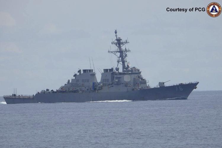 US briefly deploys 2 warships to a disputed South China Sea shoal after Chinese collision