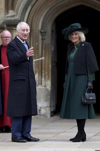 King Charles attends Easter service, providing a glimpse of the monarch after cancer diagnosis
