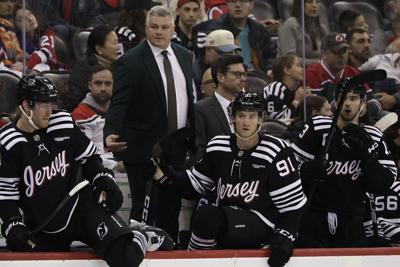 Devils won't have injured defensemen Luke Hughes, Brenden Dillon for Game 2 against Hurricanes