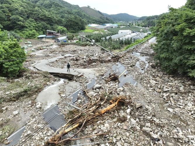At least 4 dead and 1,300 evacuated after heavy rain in South Korea
