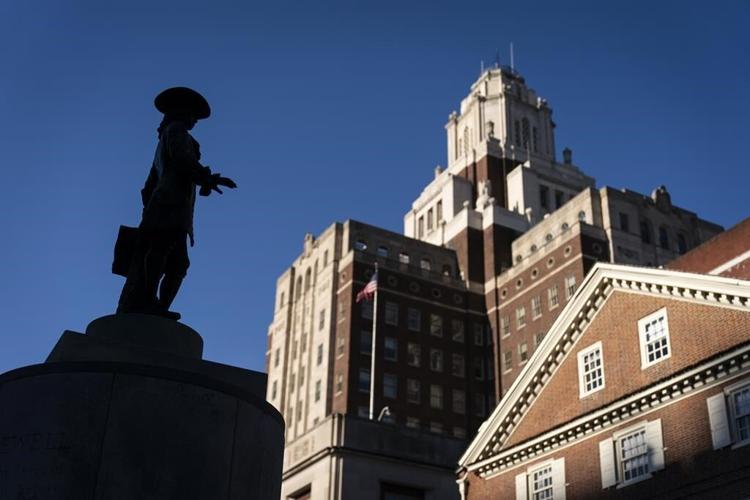 The tribes wanted to promote their history. Removing William Penn's statue wasn't a priority