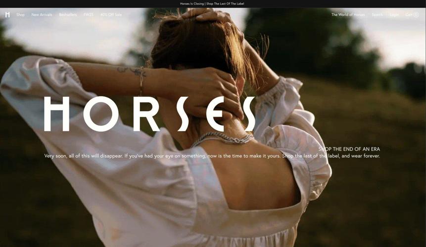 'End of an era': Canadian clothing brand Horses Atelier to close after 14 years