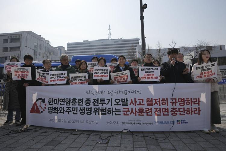 South Korea stops some military drills after accidental bombing in possible setback to US exercises