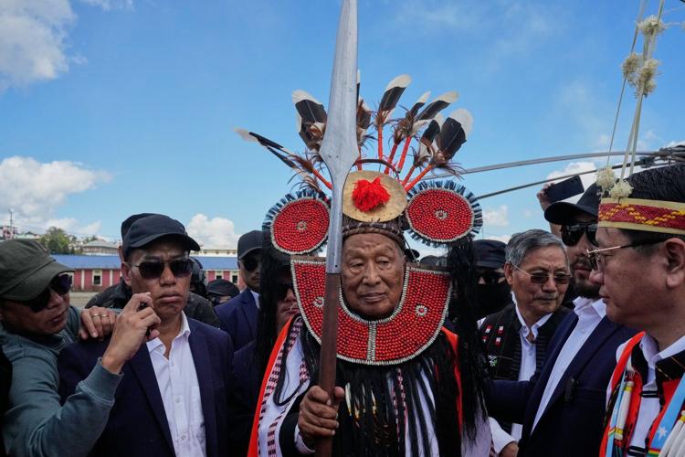 A Naga rebel leader returns to his hometown in India's northeast after 5 decades, in photos