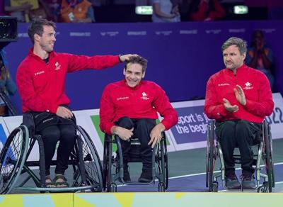Hoops team overcomes hot crowd, cyclists win two more bronze at Paralympics