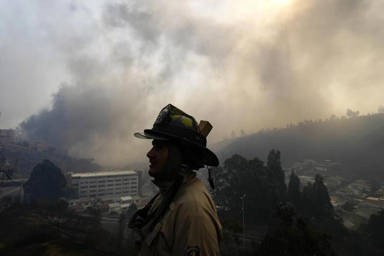 Forest fires rage on in central Chile killing at least 64