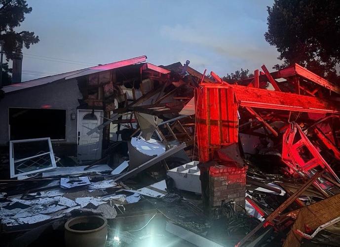 House explosion in Southern California injures 8 and damages nearby homes