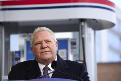 Ford uses announcement of carbon tax referendum bill to take digs at Bonnie Crombie