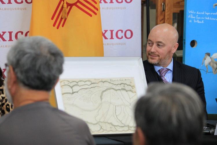 A centuries-old map is returned to Mexico after it was recovered in Santa Fe