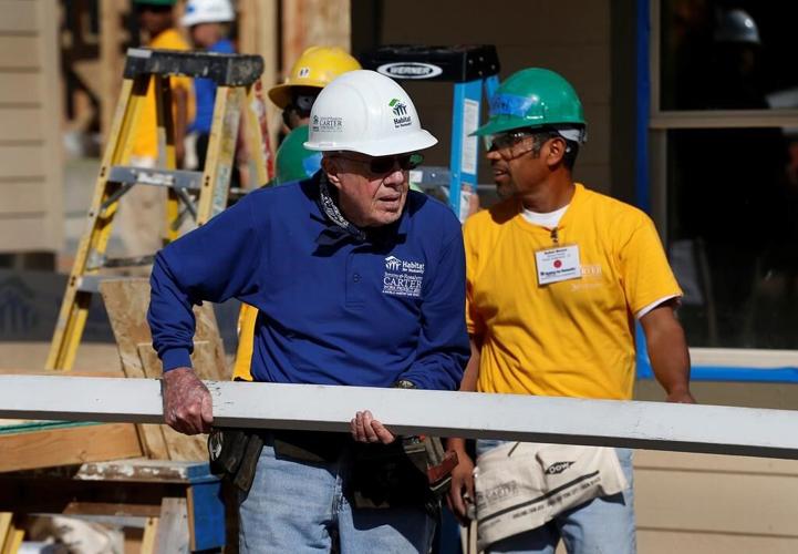 A concert and 30 new homes mark Jimmy Carter's 100th birthday and long legacy of giving