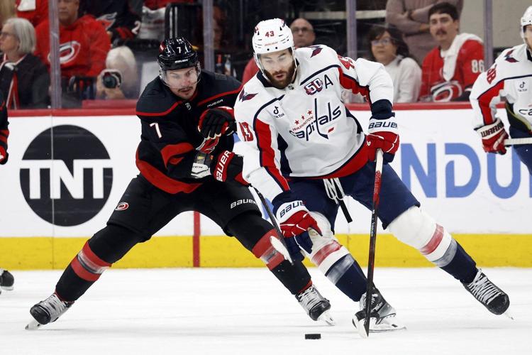 Walker, Svechnikov score late as Hurricanes push Capitals to brink of elimination in 5-2 win