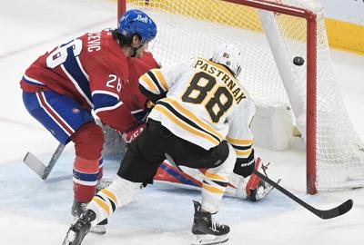 Pastrnak seals Bruins' comeback in 5-4 win over Canadiens in regular-season finale