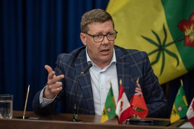 Saskatchewan Premier Moe announces plan to upgrade important road for farming sector