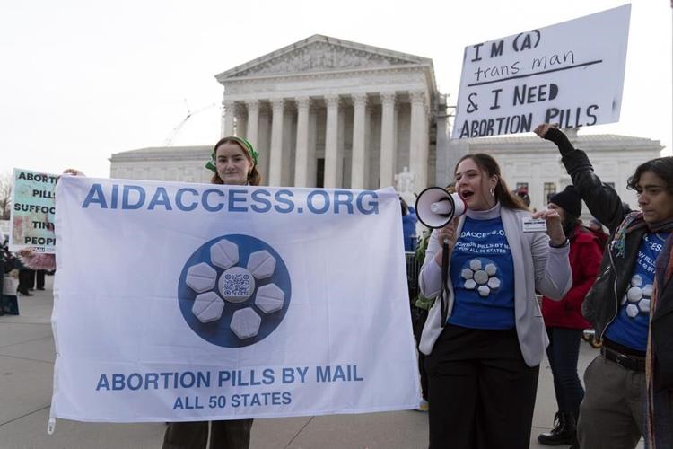 Supreme Court hears arguments in case that could restrict access to abortion medication mifepristone