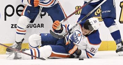 Oilers forward Evander Kane out 3-4 months after wrist cut by skate