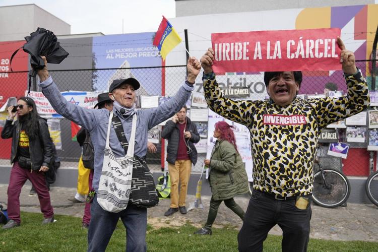 Colombian ex-President Álvaro Uribe is sentenced to 12 years house arrest for bribery