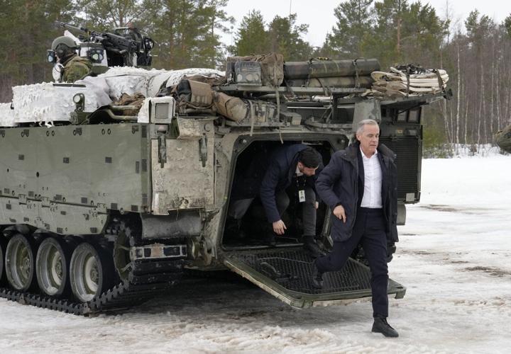 'We're ready to defend the Arctic,' Carney says alongside German, Norwegian leaders