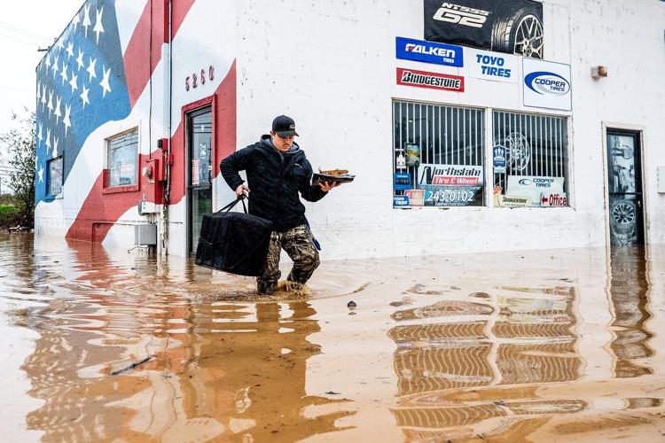 Flash flooding in northern California leads to soaked roads, water rescues and 1 death