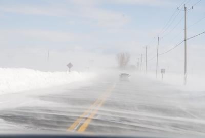 Blowing snow and high winds expected in much of Atlantic region overnight