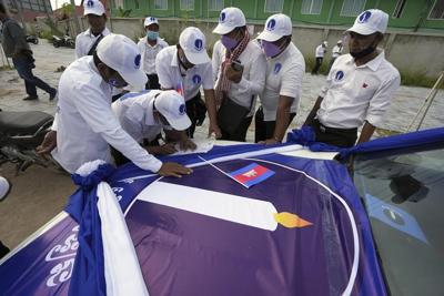 Top Cambodian opposition party denied registration for July elections, will appeal ruling
