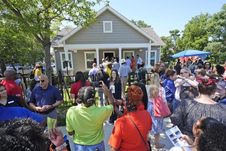 Opal Lee gets keys to her new Texas home 85 years after a racist mob drove her family from that lot