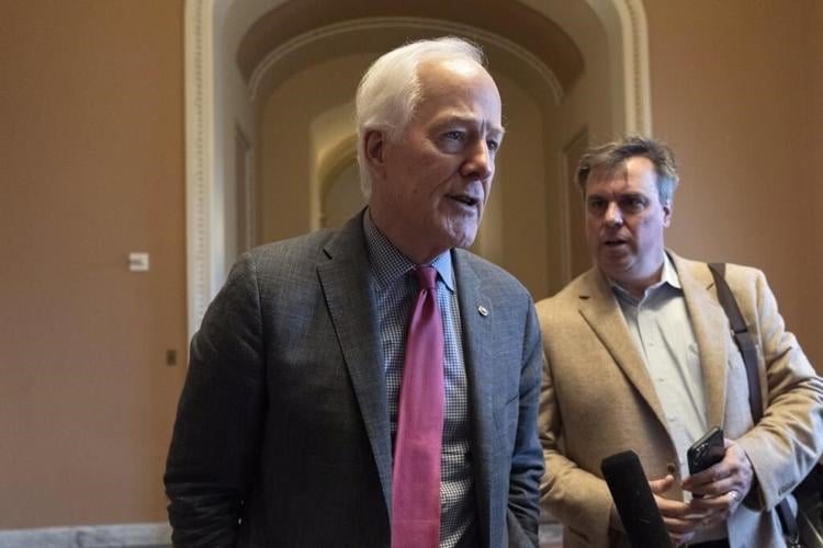 Texas Sen. Cornyn announces run for GOP leader as scramble to succeed McConnell begins in the Senate