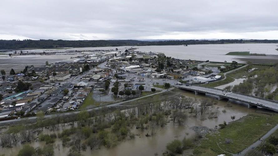 Floods fill some of California's summer strawberry fields