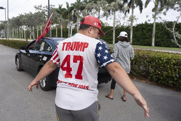 A weekend ritual for Trump's Florida die-hards to get a brief glimpse of their political hero