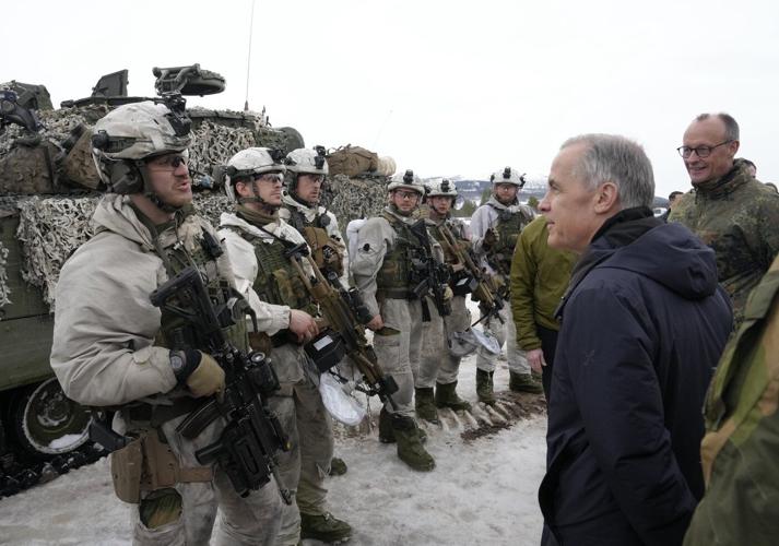 'We're ready to defend the Arctic,' Carney says alongside German, Norwegian leaders