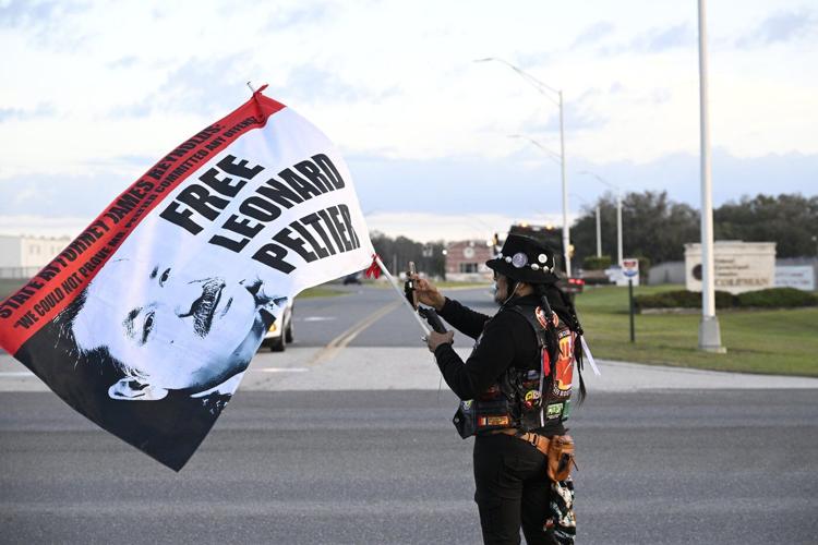 Leonard Peltier leaves prison after Biden commuted his sentence in the killing of two FBI agents