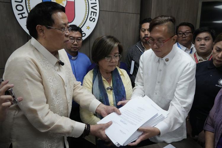 Impeachment complaint filed against Philippine Vice President Duterte after she threatened president