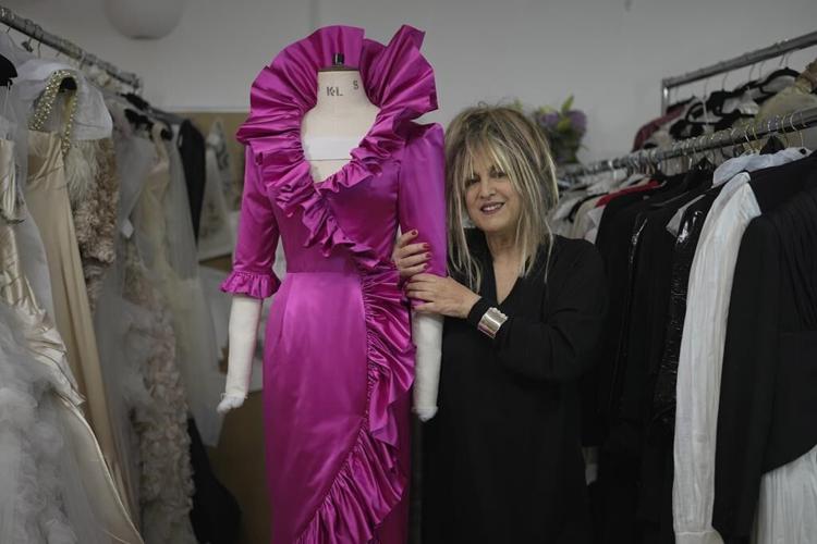 Exploring a memory: Designer re-creates a dress for Diana