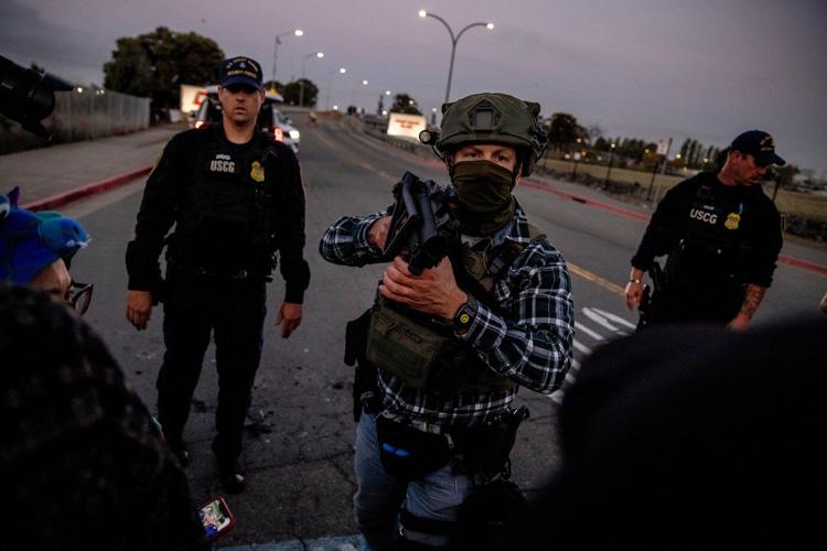 Protesters gather as federal agents arrive in San Francisco area